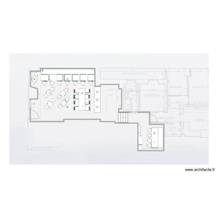 Taqueria Avenidas Novas 3 elec. Plan de 