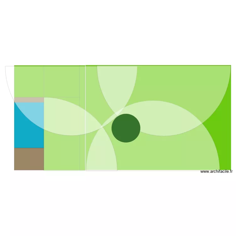 jardin. Plan de jardin. Plan de