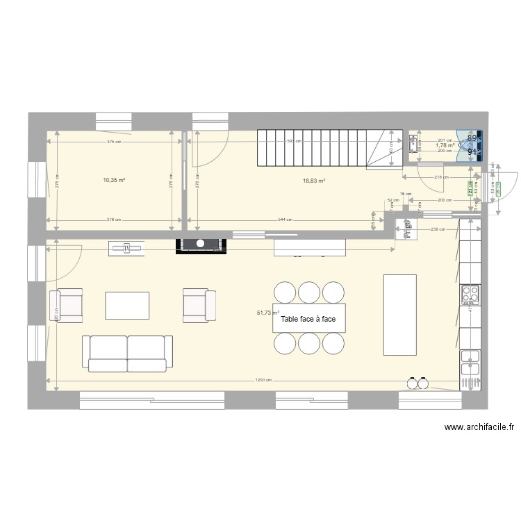 Vieille Ferme. Plan de 0 pièce et 0 m2