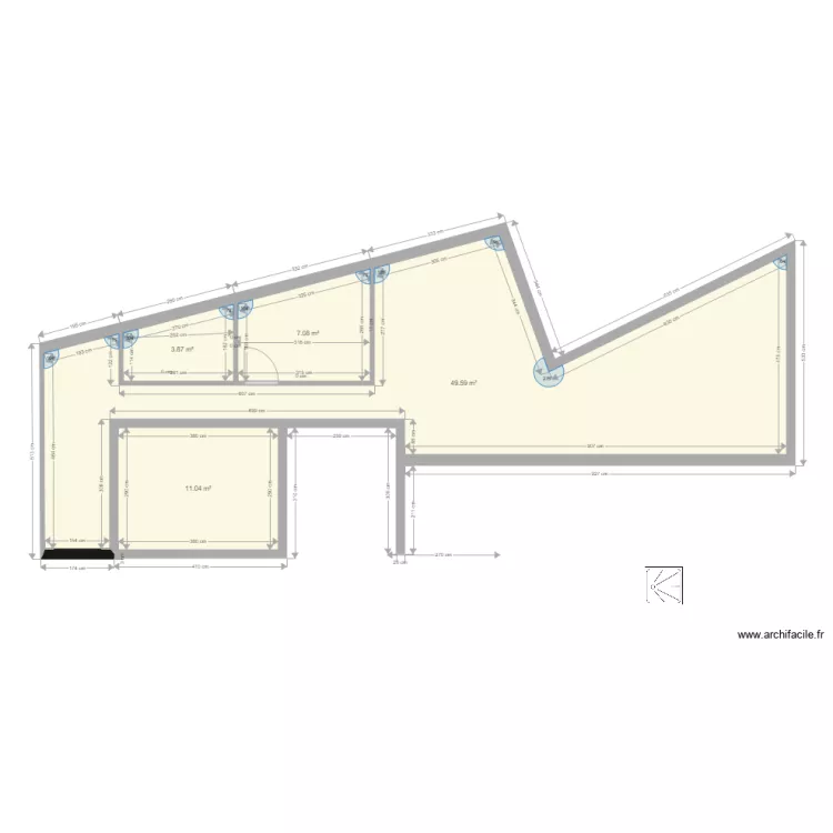 Plan du T3 Ap&ocirc;tres. Plan de 