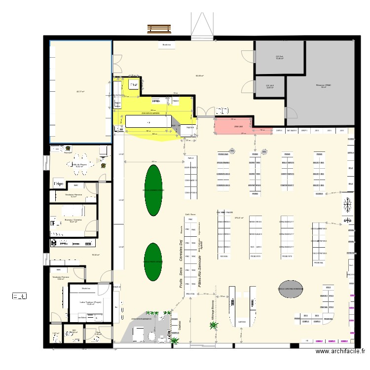 NEVERS PROJET. Plan de 0 pièce et 0 m2