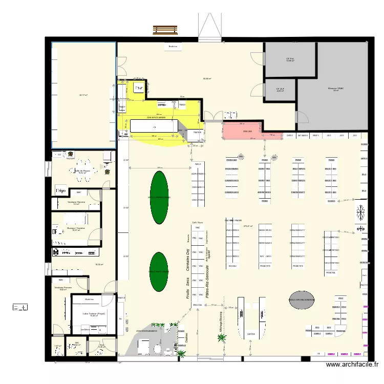 NEVERS PROJET. Plan de 