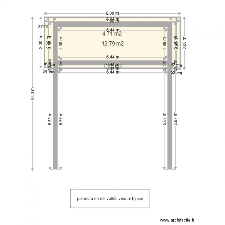 Plan. Plan de 0 pièce et 0 m2