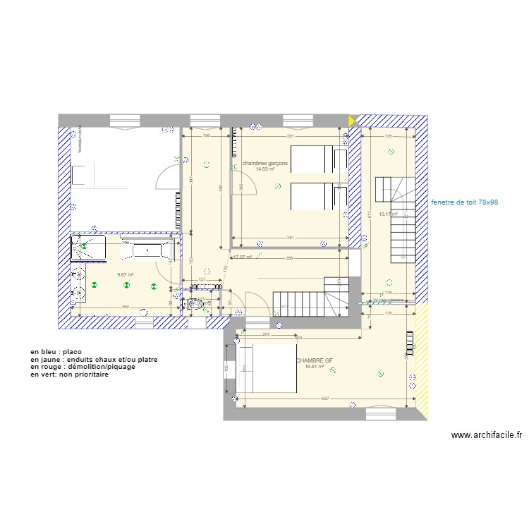 Melix Demolition piquage. Plan de 0 pièce et 0 m2