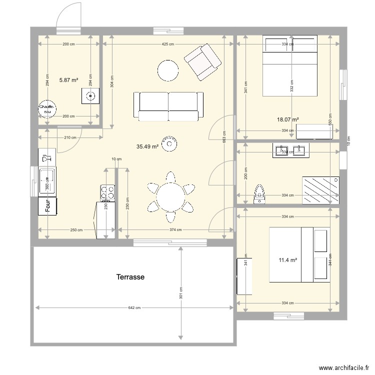 groix 2. Plan de 0 pièce et 0 m2