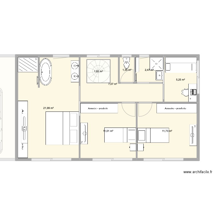 Nella Jordan RDC . Plan de 0 pièce et 0 m2