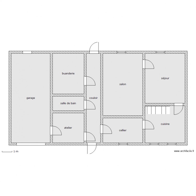 alex rdc. Plan de 0 pièce et 0 m2