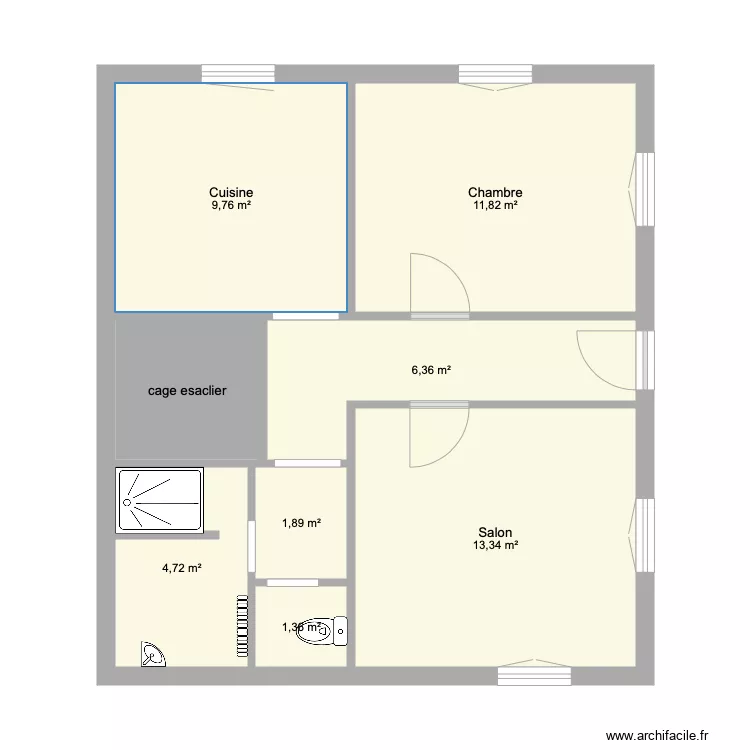 Gite jonathan. Plan de 