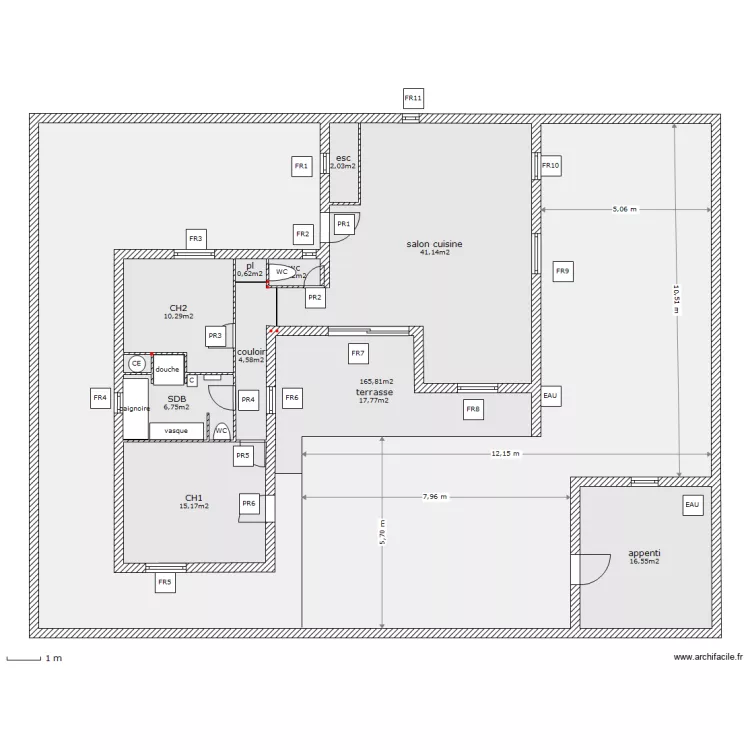 RDCV10-ext . Plan de 