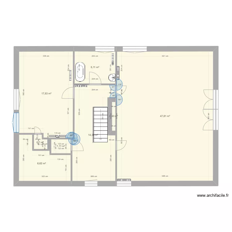 Etage base. Plan de Etage base. Plan de