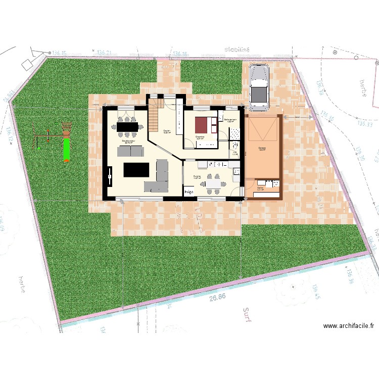 Plan Marly A. Plan de 0 pièce et 0 m2