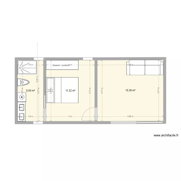 BUNGALOW HM 4MAI22. Plan de 