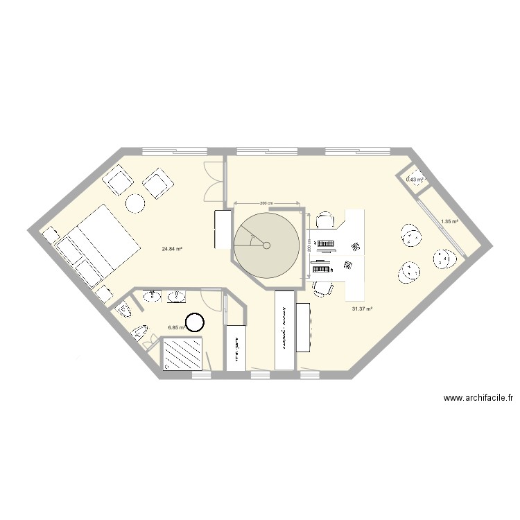 Meza3. Plan de 0 pièce et 0 m2