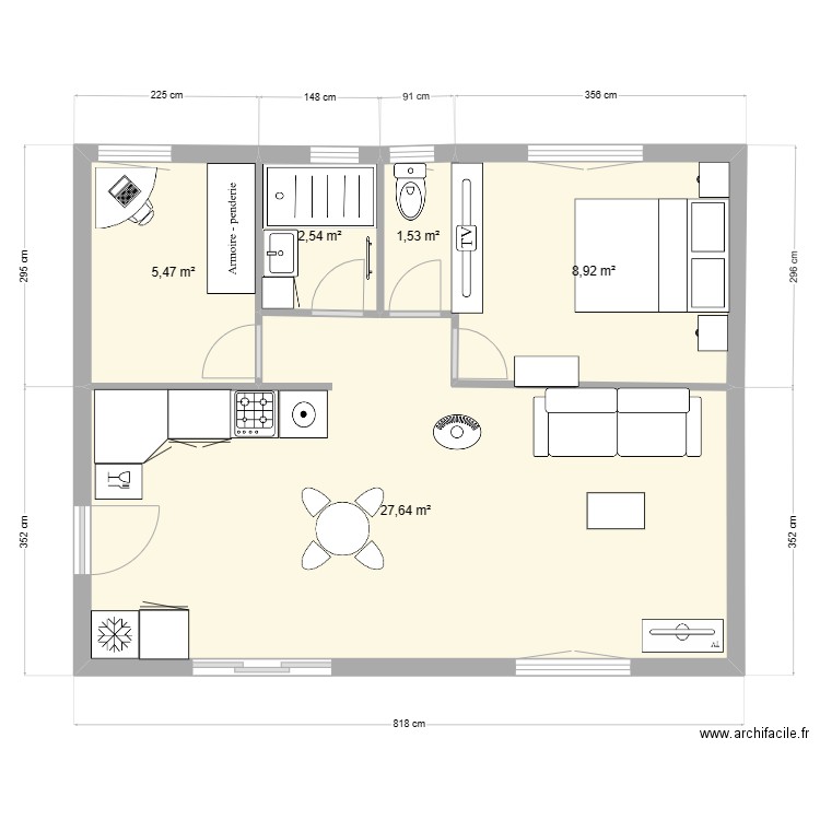 station2. Plan de 0 pièce et 0 m2