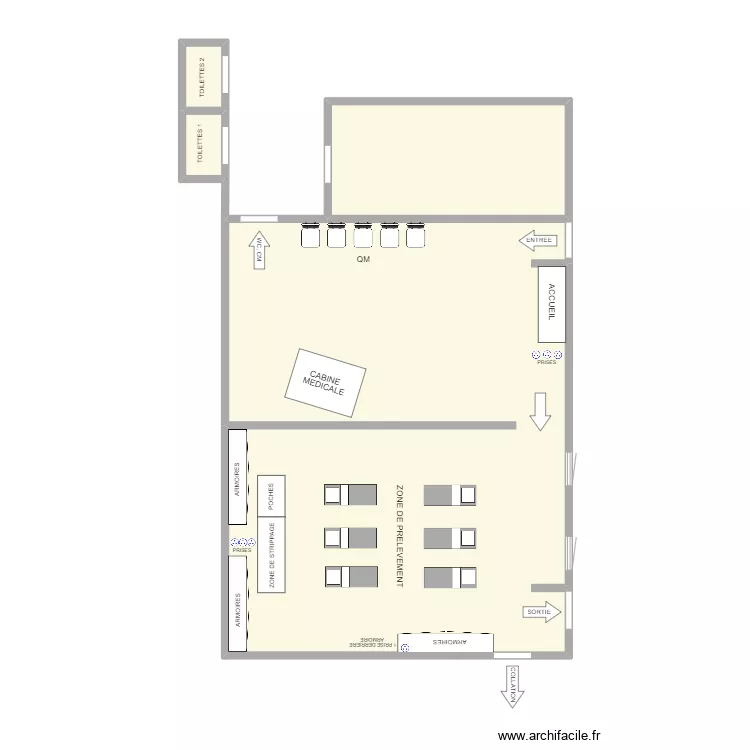 DAMPREMY - Espace Citoyen. Plan de 