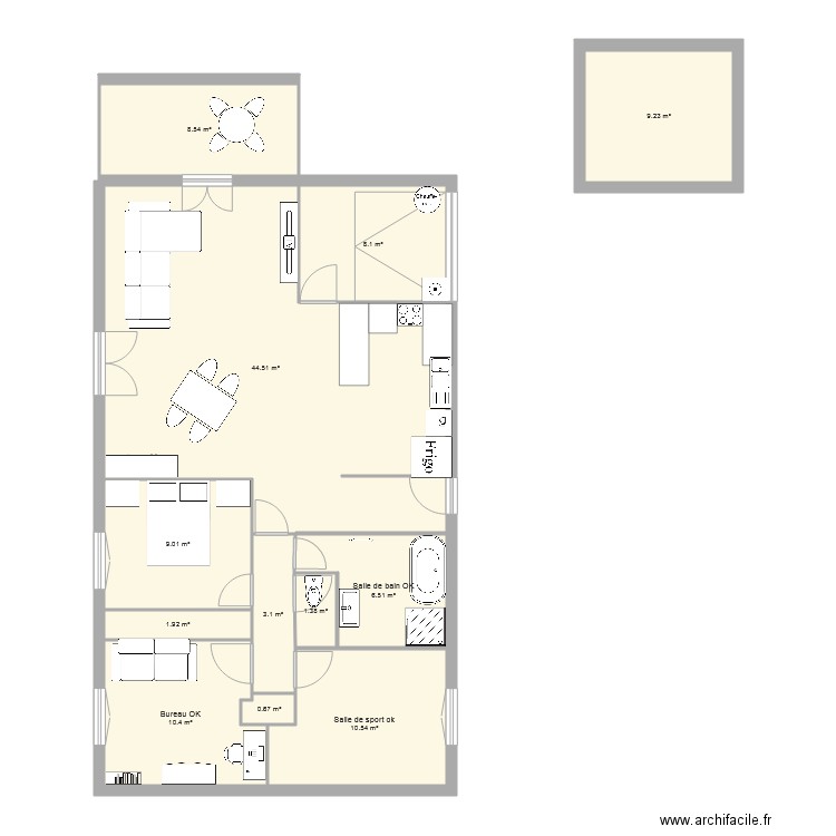 Maison Marcillyv3. Plan de 0 pièce et 0 m2