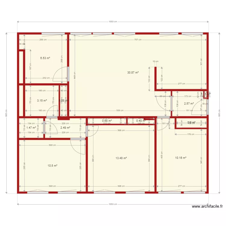 SCI LA PASSERELLE. Plan de 