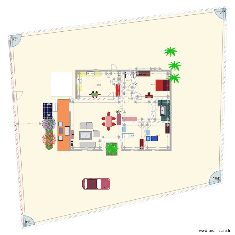maison 1. Plan de 0 pièce et 0 m2