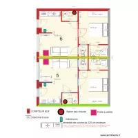 BASE LA SALLE projections studios 5 et 6 int&eacute;gration anciens murs