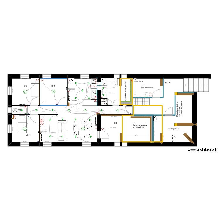 Ecole St Therèse lot Charpente. Plan de 0 pièce et 0 m2