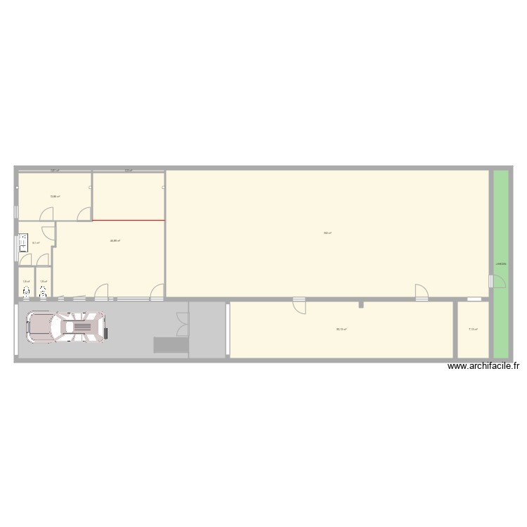 atelier 87 cloisonb. Plan de 0 pièce et 0 m2