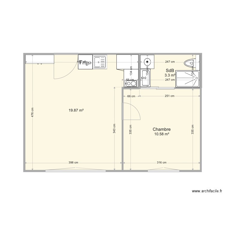 Dugommier. Plan de 0 pièce et 0 m2