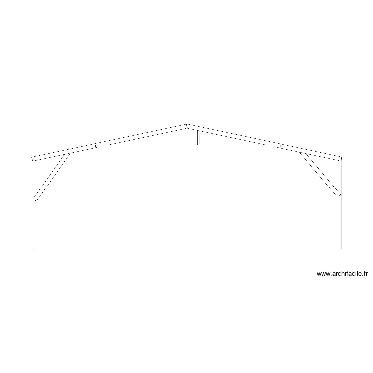 fa&ccedil;ade hangar 2. Plan de 