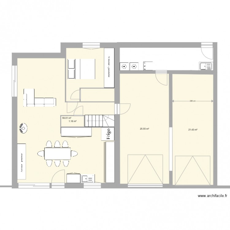 Maison Modif3. Plan de 0 pièce et 0 m2