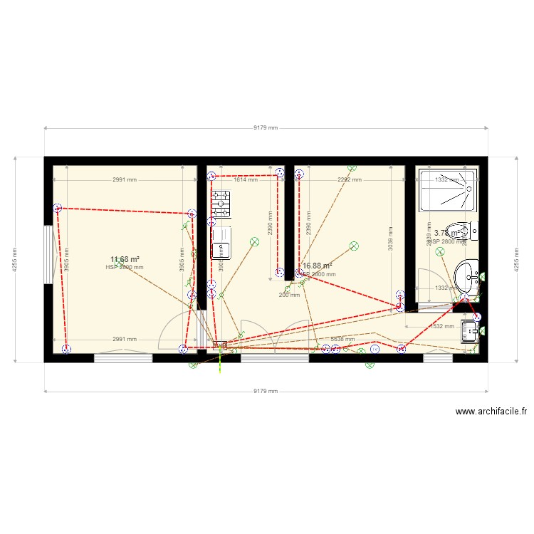 Maisonnette Orika 2 Elect. Plan de 0 pièce et 0 m2