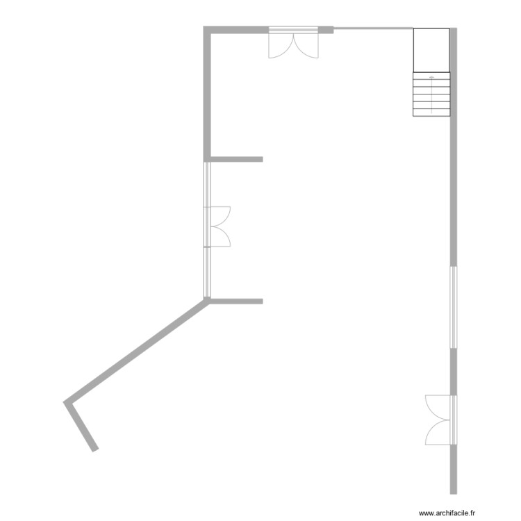 extension espace culturel. Plan de 0 pièce et 0 m2