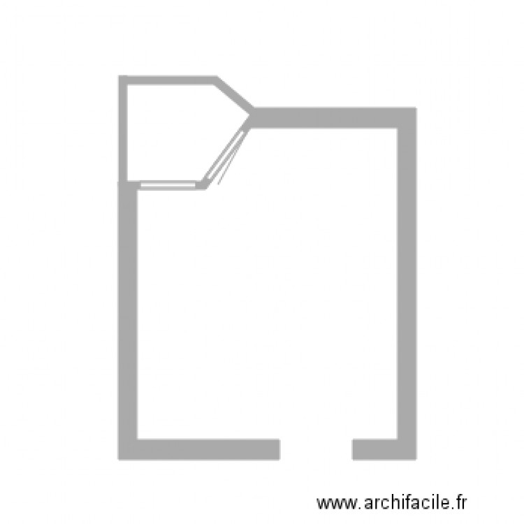 Plan actuel Oustal. Plan de 0 pièce et 0 m2