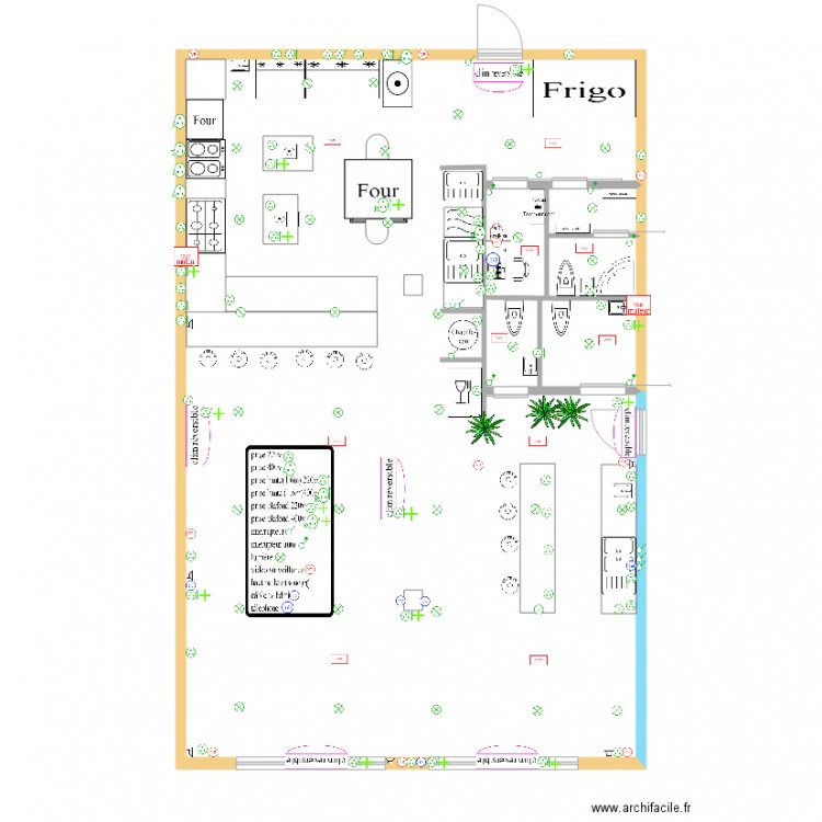 pizza5 56pl elect. Plan de 0 pièce et 0 m2