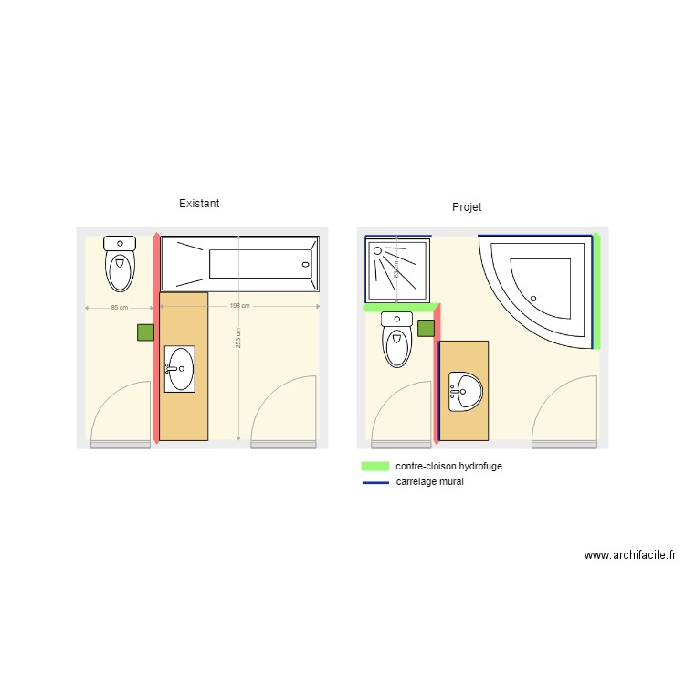 PERRETTE. Plan de 0 pièce et 0 m2