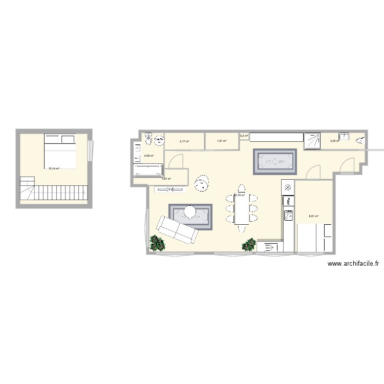 Rochechouart 2. Plan de 0 pièce et 0 m2