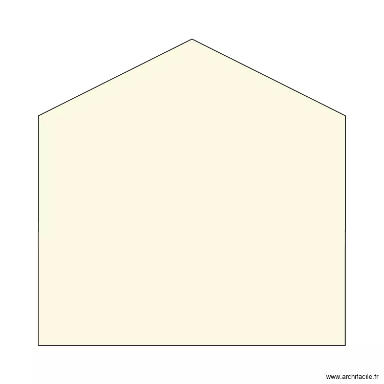 Façade Sud Ouest avant travaux. Plan de Façade Sud Ouest avant travaux. Plan de