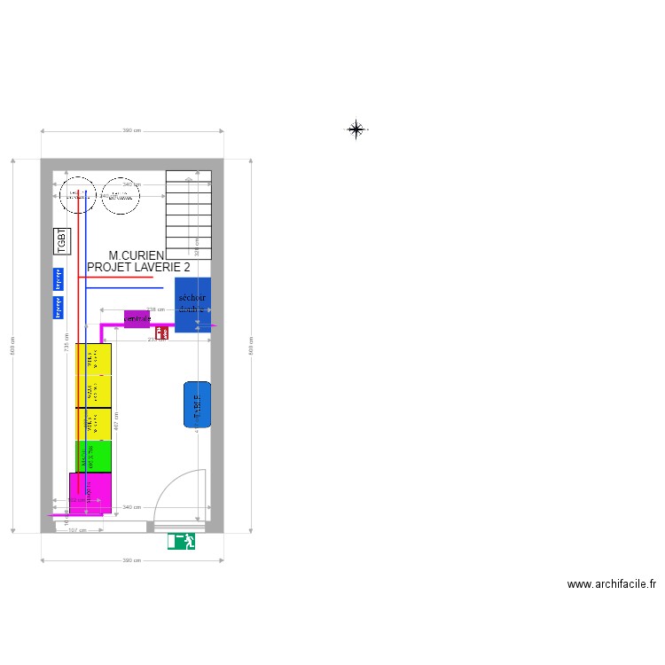 PLAN LAVERIE ANGOULEME M CURIEN 2. Plan de 0 pièce et 0 m2