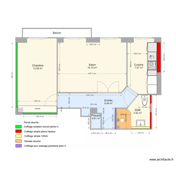 PLAN FARJON COMPTEUR. Plan de PLAN FARJON COMPTEUR. Plan de