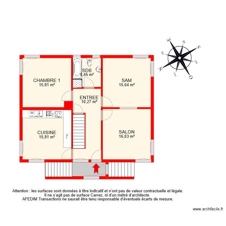 BI 9519 RDC. Plan de 0 pièce et 0 m2