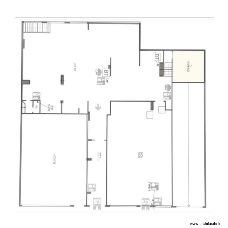 ROSENWALD. Plan de 5 pièces et 12 m2