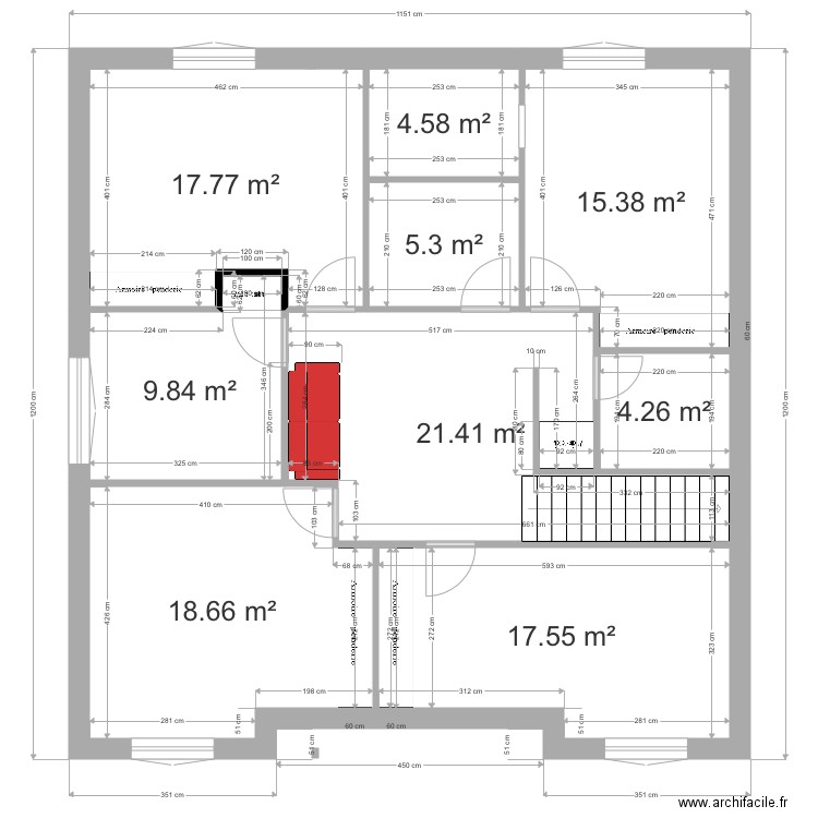 Salon. Plan de 0 pièce et 0 m2