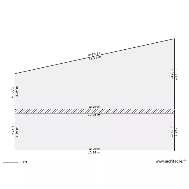 labry coupe. Plan de 