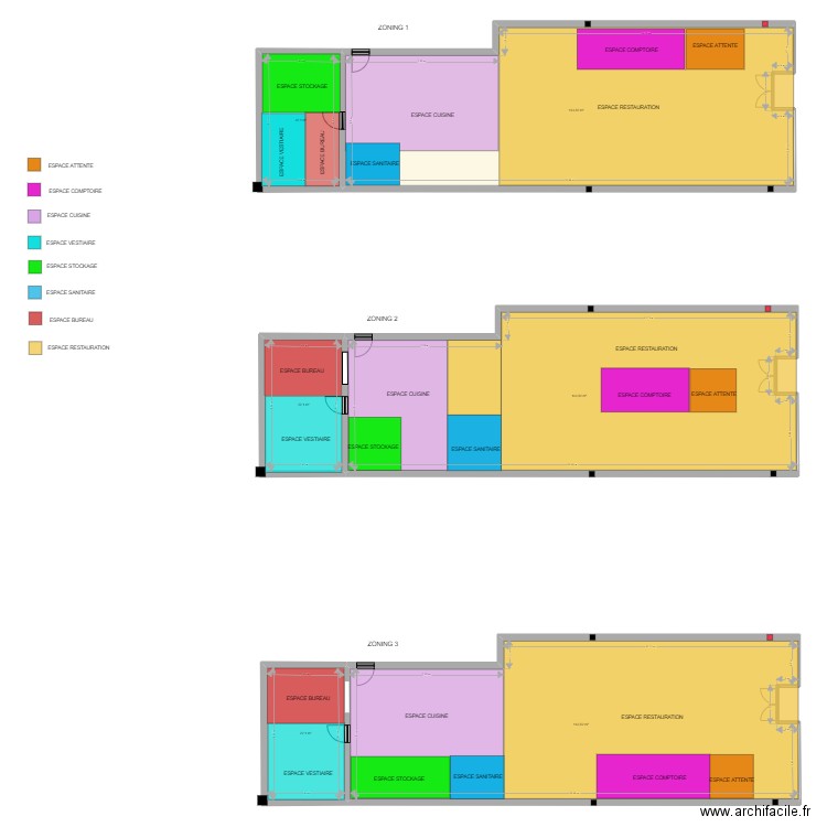 PLAN ZONING N°1 