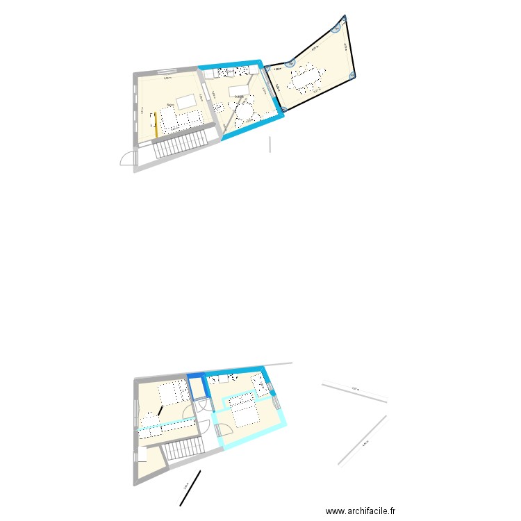 Chloe 3B. Plan de 10 pièces et 87 m2
