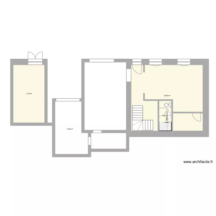 le beatin rez vers seul. Plan de 9 et 149 m² le beatin rez vers seul. Plan de 9 et 149 m²