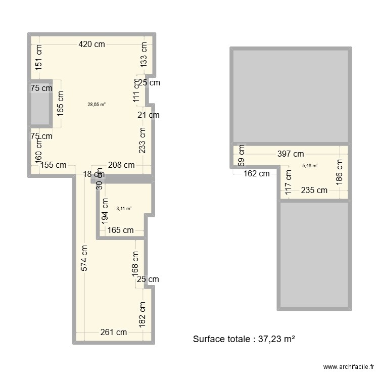 Appart. Plan de 0 pièce et 0 m2
