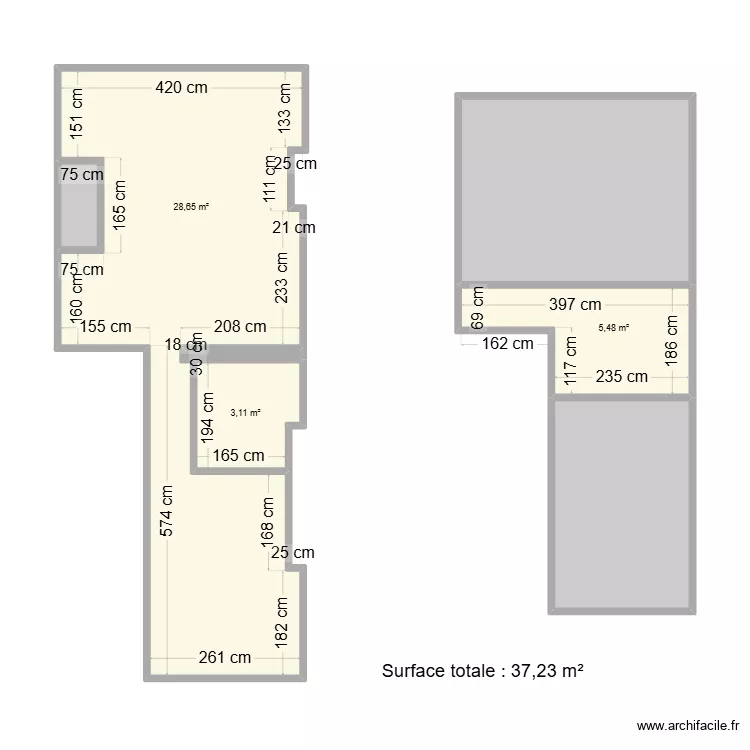 Appart. Plan de Appart. Plan de