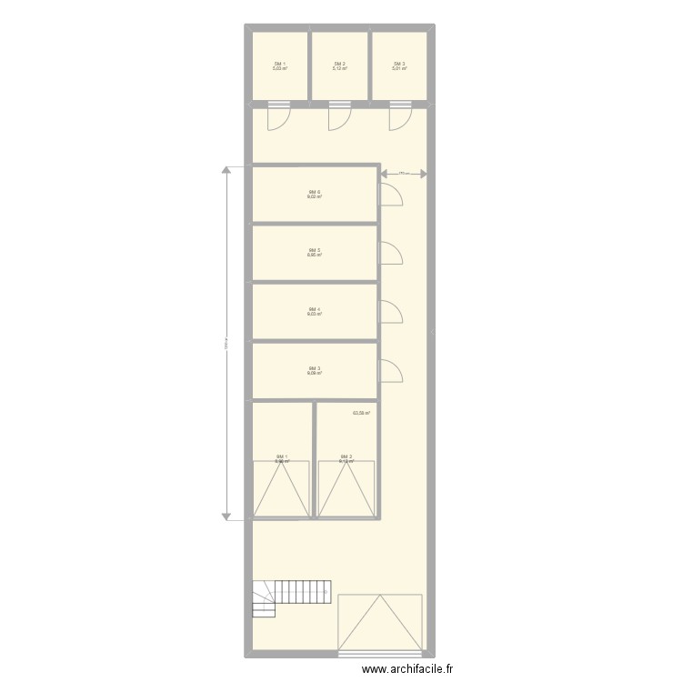 Blaye BOX RDC. Plan de 0 pièce et 0 m2