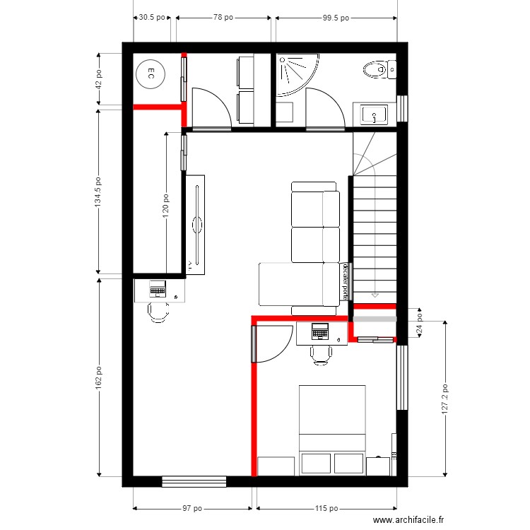 Alain 1. Plan de 0 pièce et 0 m2