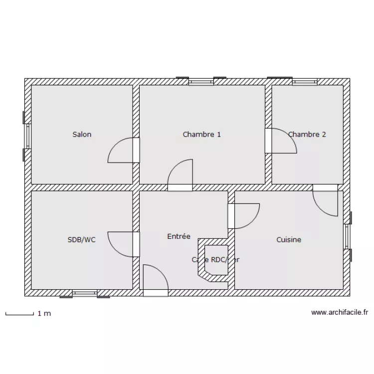 RDC ZEMB. Plan de RDC ZEMB. Plan de