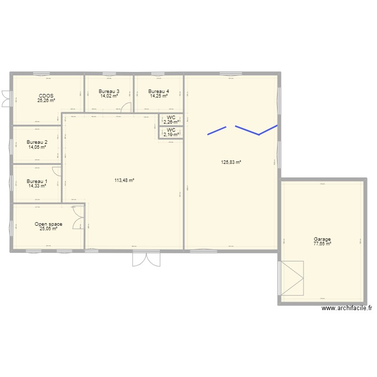 test plan bendes 3. Plan de 0 pièce et 0 m2